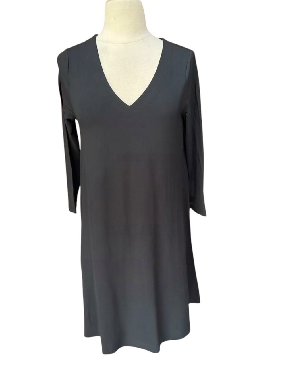 NWT LOFT Outlet V-Neck 95% Rayon Knit Swing Shift Dress